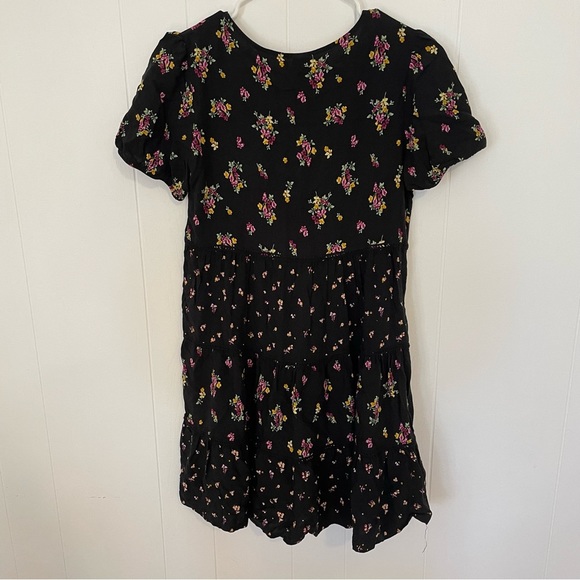 Small Black Floral Dress - Picture 2 of 4